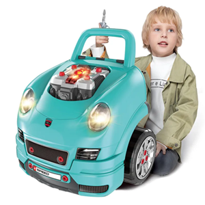 اسباب بازی ماشین ریموت دار موتور مستر Motor Master مدل کاپوت پورشه آبی Kids Engine Toy_اسباب بازی ماشین